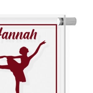 Customized Name With Ballet Design Acrylic wall decor