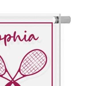 Customized Name With Bedminton Design Acrylic wall decor