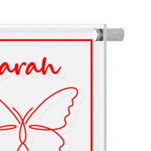 Customized Name With Butterfly Design Acrylic wall decor