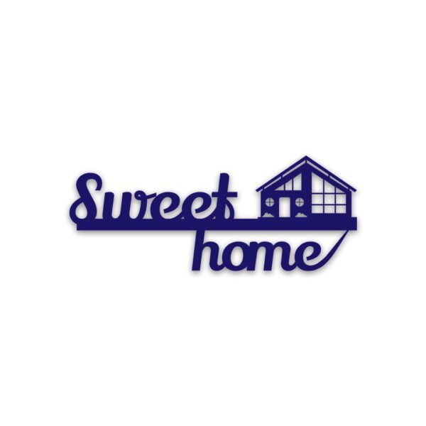 Sweet Home acrylic board with home Shing wall decor