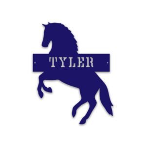 Customized Acrylic Horses with Name wall decor