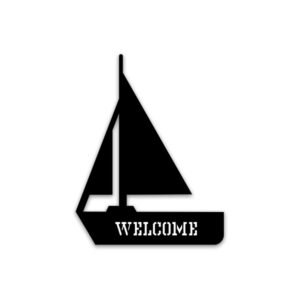 Customized Name Acrylic Boat Design wall decor