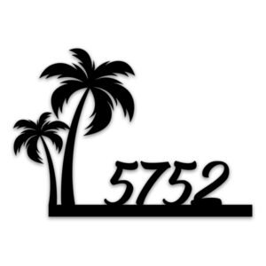 Customized Acrylic House Number Plate Design wall decor