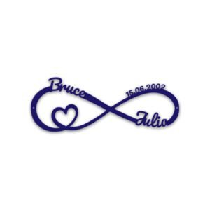 Customized Couple Name with Date Acrylic Board wall decor