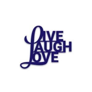 Live Love Laugh Acrylic wall decor
