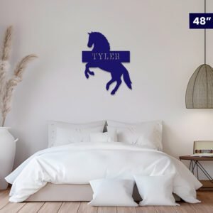 Customized Acrylic Horses with Name wall decor