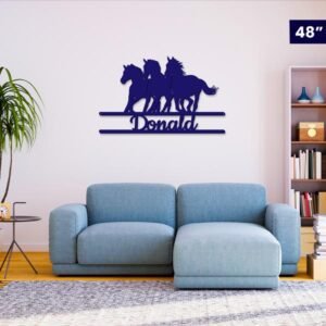 Horse Design Customized Acrylic wall decor