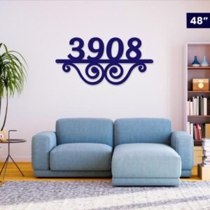 Customized Number Art Acrylic wall decor