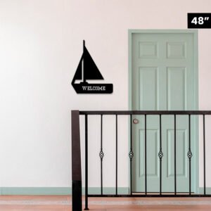 Customized Name Acrylic Boat Design wall decor