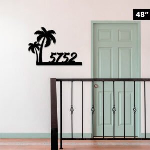 Customized Acrylic House Number Plate Design wall decor