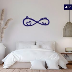 Customized Couple Name with Date Acrylic Board wall decor