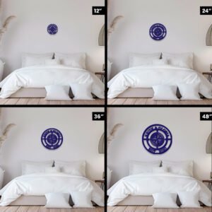 Customized Acrylic Compass with Name wall decor