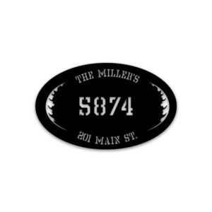 Customized House Number with Adderess Designed Acrylic wall decor