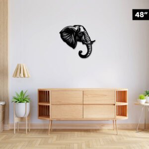 Elephant Designed Acrylic wall decor