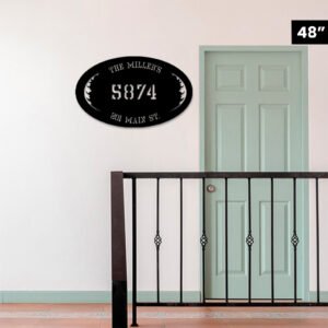 Customized House Number with Adderess Designed Acrylic wall decor