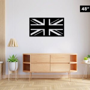 United Kingdom Flag Designed Acrylic wall decor